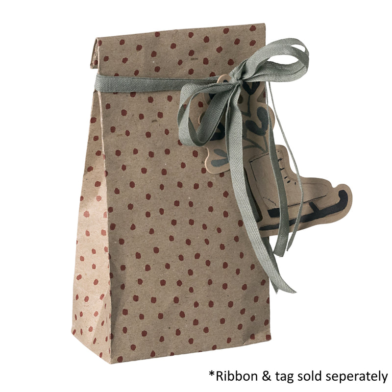 Maileg Gift Bag Polka Red Micro F/W 2024