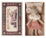 Maileg Princess Mouse Little Sister in Matchbox