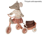 Maileg Tricycle Mouse Big Sister Coral