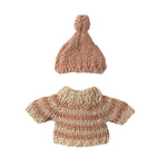 Maileg Knitted Sweater And Hat for Big Sister Mouse F/W 2024