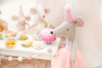 Set of 4 Handmade Miniature Party Hats Sweet Pinks Perfect For Your Maileg Mice