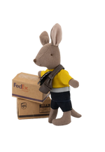 Rugaroo - Rugabub The Postie Kangaroo Doll With Bag In Post Box