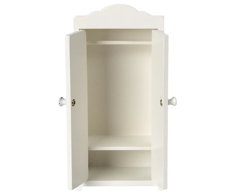 Maileg White Wooden Closet Mouse