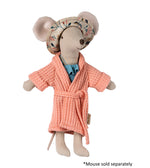 Maileg Bathrobe For Mouse Mum Or Mouse Dad Coral