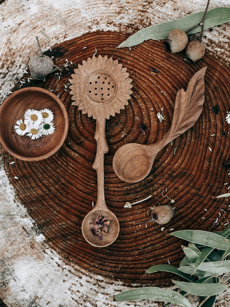 Handcrafted Floating Leaf Spoon