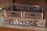 Papoose Tray / Box 3 Piece Set