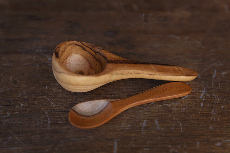 Papoose Mini Wooden Scoop And Spoon Set